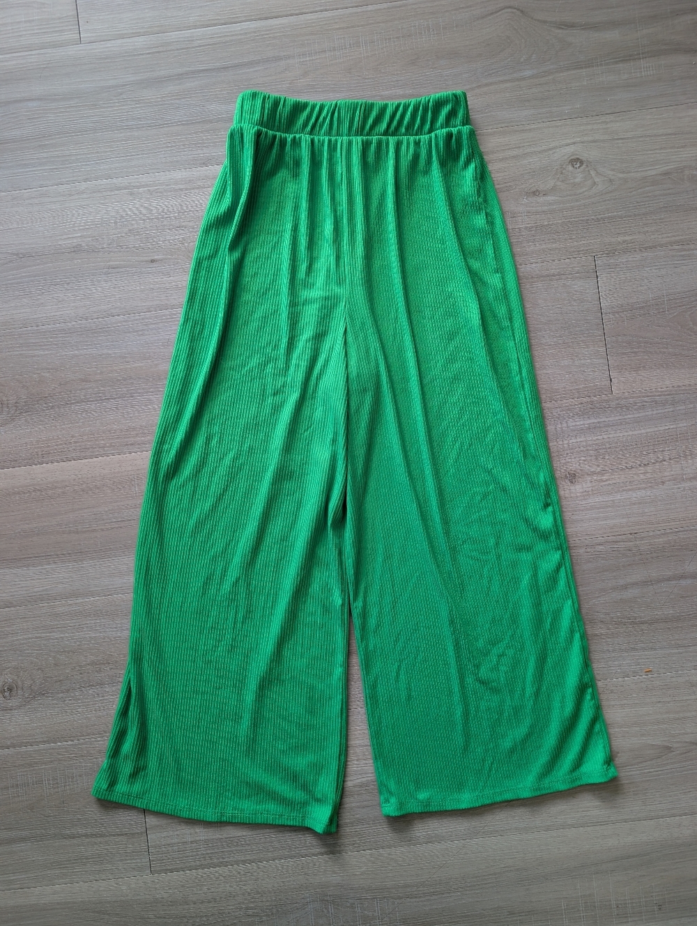 Dressed In Lala Ribbed Playsuit Pants - Green - Picture 5 of 5